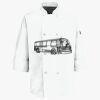 Button Chef Coat with Thermometer Pocket Thumbnail