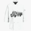 Button Chef Coat with Thermometer Pocket Thumbnail