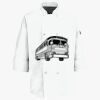 Button Chef Coat with Thermometer Pocket Thumbnail