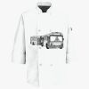Button Chef Coat with Thermometer Pocket Thumbnail