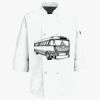 Button Chef Coat with Thermometer Pocket Thumbnail