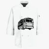 Button Chef Coat with Thermometer Pocket Thumbnail