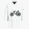 Button Chef Coat with Thermometer Pocket Thumbnail
