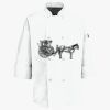 Button Chef Coat with Thermometer Pocket Thumbnail