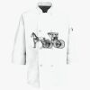 Button Chef Coat with Thermometer Pocket Thumbnail