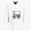 Button Chef Coat with Thermometer Pocket Thumbnail
