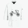 Button Chef Coat with Thermometer Pocket Thumbnail
