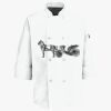 Button Chef Coat with Thermometer Pocket Thumbnail