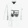 Button Chef Coat with Thermometer Pocket Thumbnail