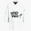 Button Chef Coat with Thermometer Pocket Thumbnail