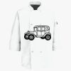 Button Chef Coat with Thermometer Pocket Thumbnail