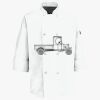Button Chef Coat with Thermometer Pocket Thumbnail