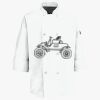 Button Chef Coat with Thermometer Pocket Thumbnail