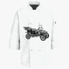 Button Chef Coat with Thermometer Pocket Thumbnail