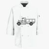 Button Chef Coat with Thermometer Pocket Thumbnail