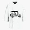 Button Chef Coat with Thermometer Pocket Thumbnail