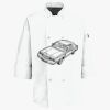 Button Chef Coat with Thermometer Pocket Thumbnail