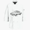 Button Chef Coat with Thermometer Pocket Thumbnail