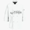 Button Chef Coat with Thermometer Pocket Thumbnail