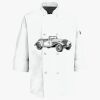 Button Chef Coat with Thermometer Pocket Thumbnail