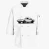 Button Chef Coat with Thermometer Pocket Thumbnail