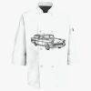 Button Chef Coat with Thermometer Pocket Thumbnail