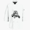 Button Chef Coat with Thermometer Pocket Thumbnail
