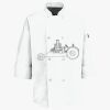 Button Chef Coat with Thermometer Pocket Thumbnail