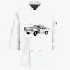 Button Chef Coat with Thermometer Pocket Thumbnail