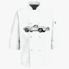 Button Chef Coat with Thermometer Pocket Thumbnail