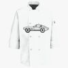 Button Chef Coat with Thermometer Pocket Thumbnail