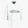 Button Chef Coat with Thermometer Pocket Thumbnail
