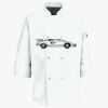 Button Chef Coat with Thermometer Pocket Thumbnail