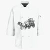 Button Chef Coat with Thermometer Pocket Thumbnail