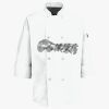 Button Chef Coat with Thermometer Pocket Thumbnail