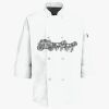 Button Chef Coat with Thermometer Pocket Thumbnail