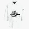 Button Chef Coat with Thermometer Pocket Thumbnail