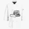 Button Chef Coat with Thermometer Pocket Thumbnail