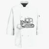Button Chef Coat with Thermometer Pocket Thumbnail