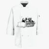 Button Chef Coat with Thermometer Pocket Thumbnail
