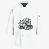 Button Chef Coat with Thermometer Pocket Thumbnail