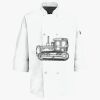 Button Chef Coat with Thermometer Pocket Thumbnail