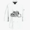 Button Chef Coat with Thermometer Pocket Thumbnail