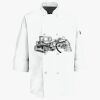 Button Chef Coat with Thermometer Pocket Thumbnail