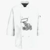 Button Chef Coat with Thermometer Pocket Thumbnail