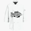 Button Chef Coat with Thermometer Pocket Thumbnail