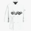 Button Chef Coat with Thermometer Pocket Thumbnail