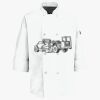 Button Chef Coat with Thermometer Pocket Thumbnail