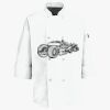 Button Chef Coat with Thermometer Pocket Thumbnail