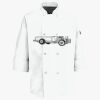 Button Chef Coat with Thermometer Pocket Thumbnail